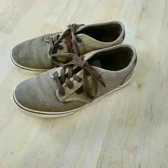 Vans canvas low top boys sneakers size 7 - Picture 2 of 8